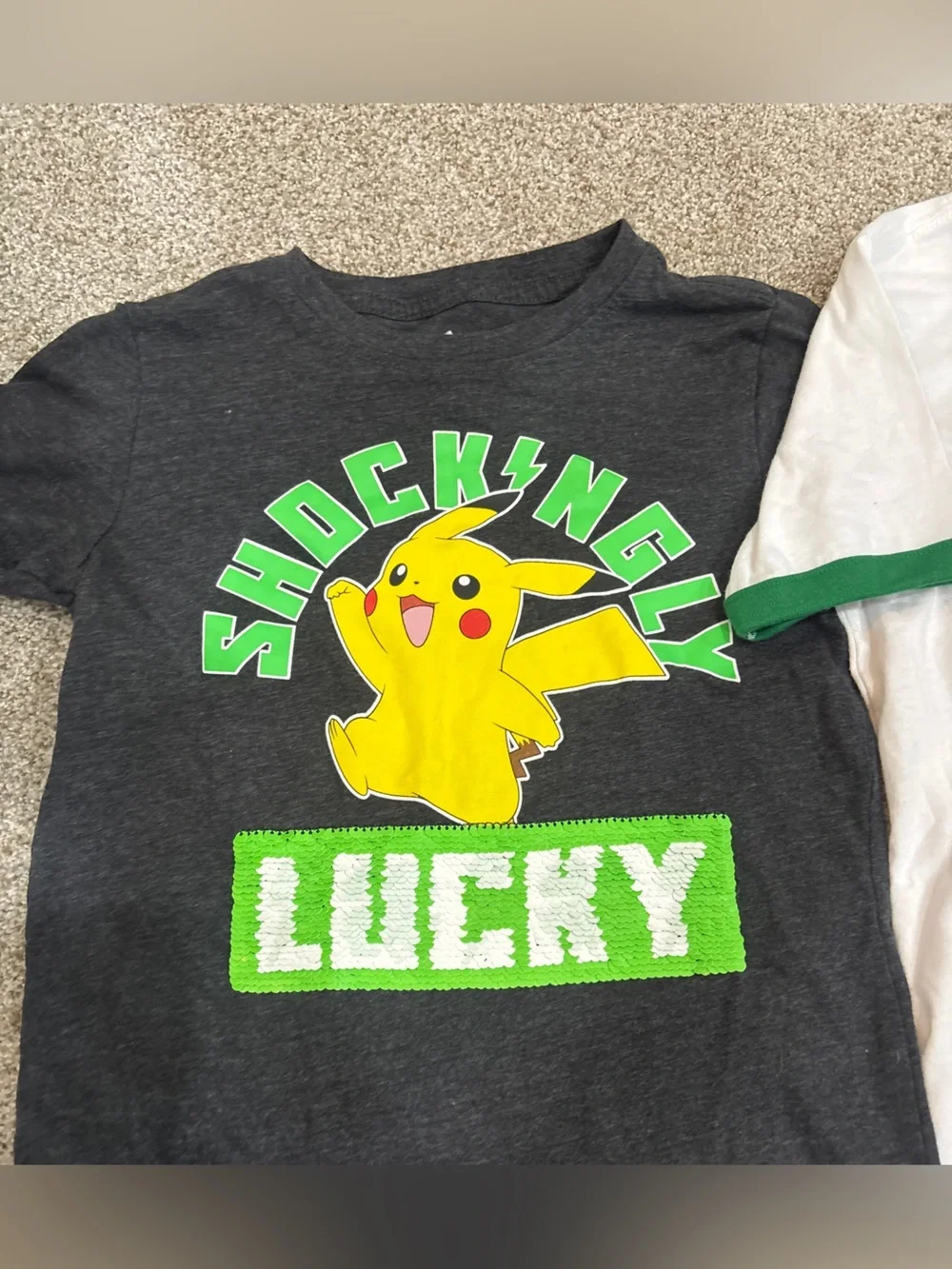 Lot of St. Patrick’s Day Shirts Pokémon Little Boy Shirts XS/S 6-7